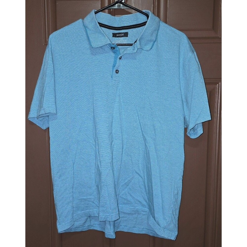 Alfani XL Polo Short Sleeve Blue